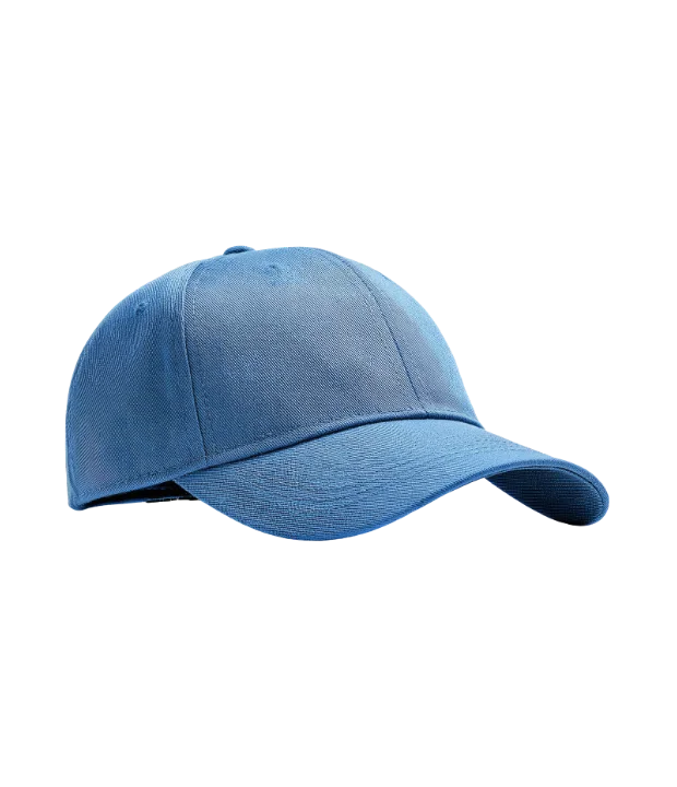 gorra azul imagen prespectiva Gorras en Drill con Cierre Mágico